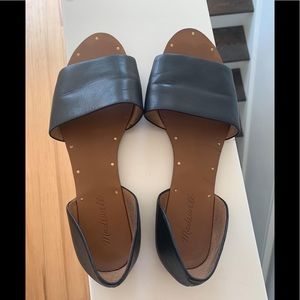 Madewell Thea D’ Orsay Open Toe Leather Sandals